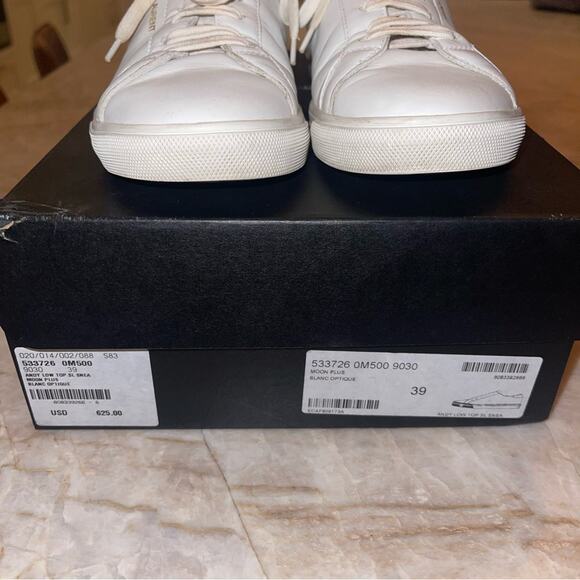 SAINT LAURENT ANDY SNEAKERS IN LEATHER 39 - Picture 6 of 16